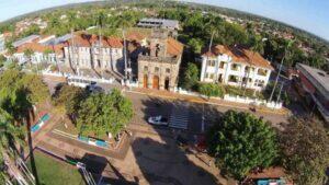 Vista aérea de Miranda, onde fatos atribuídos a construtor teriam ocorrido (Nelson Silva, Arquivo)
