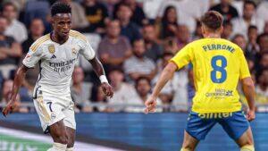 Vinicius Junior deve ser titular do Real Madrid contra o Girona (Real Madrid/Divulgação)