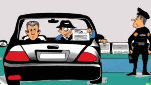 Motorista agressor de mulheres diz que se segura porque tem segredos do chefe na manga (Ilustração, Dall-E)