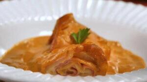rondelli com massa de pastel
