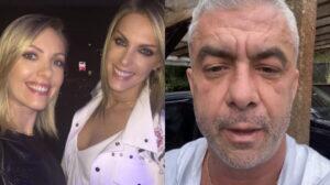 Ana Hickmann, Fernanda Hickmann e Alexandre Correa