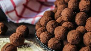 trufa de chocolate