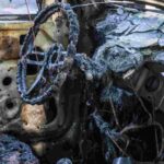 carro destruido