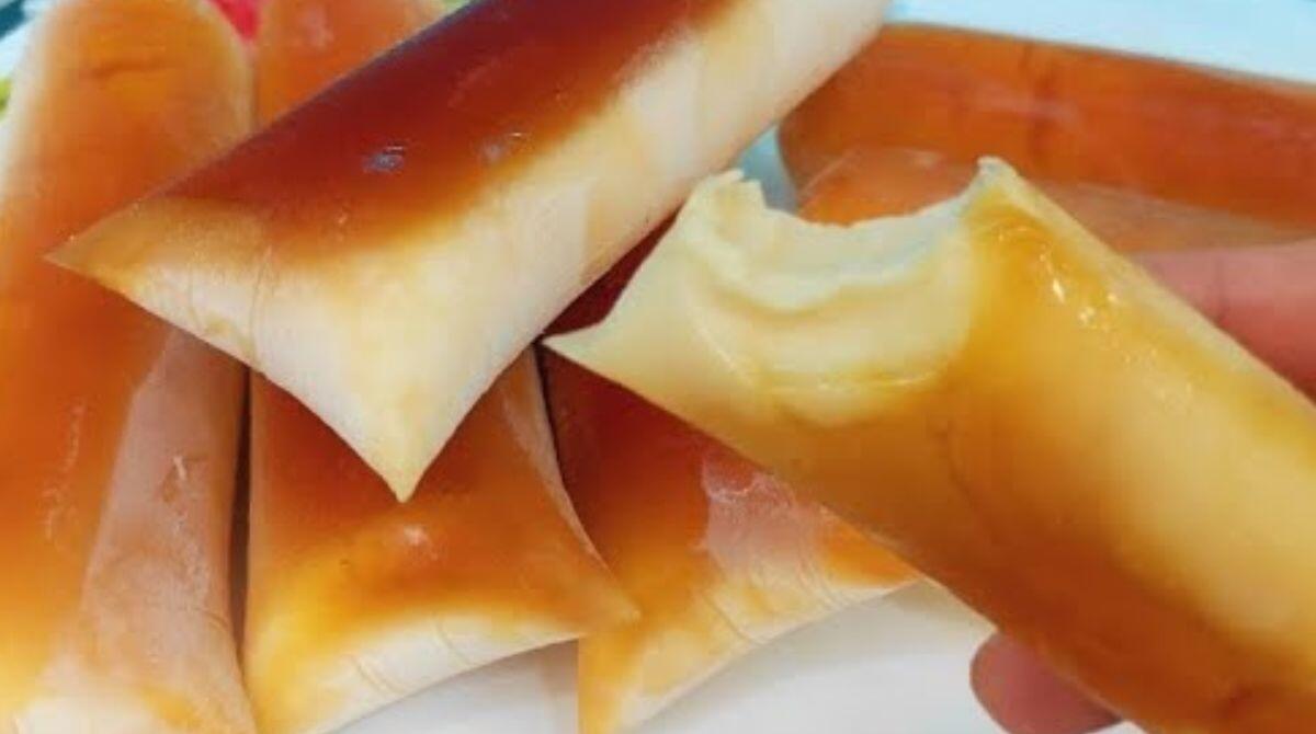 Receita do Dia: geladinho de pudim