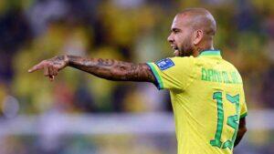 Daniel Alves é acusado de estuprar uma garota em boate de Barcelona (CBF, Divulgação)