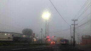 neblina intensa no
