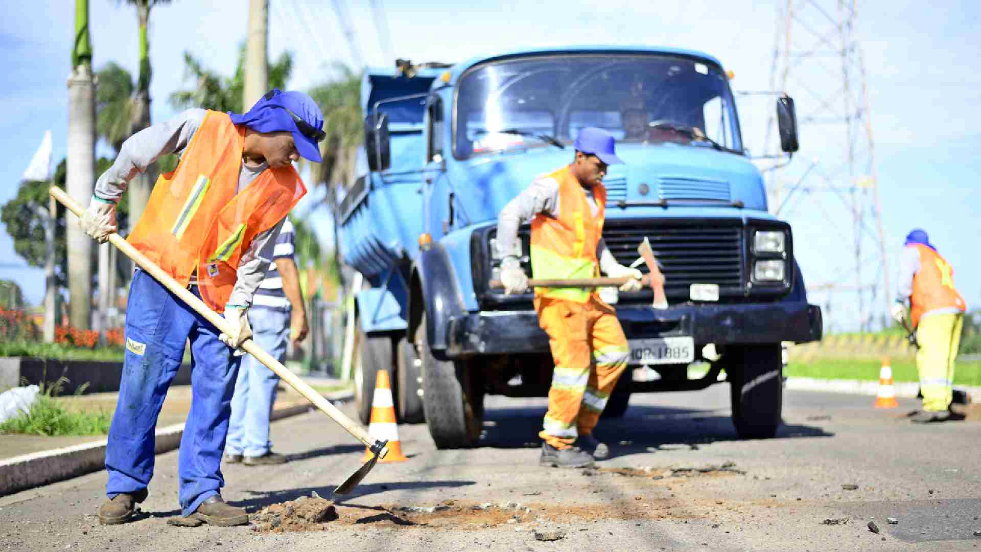 Trabalhadores prefeitura