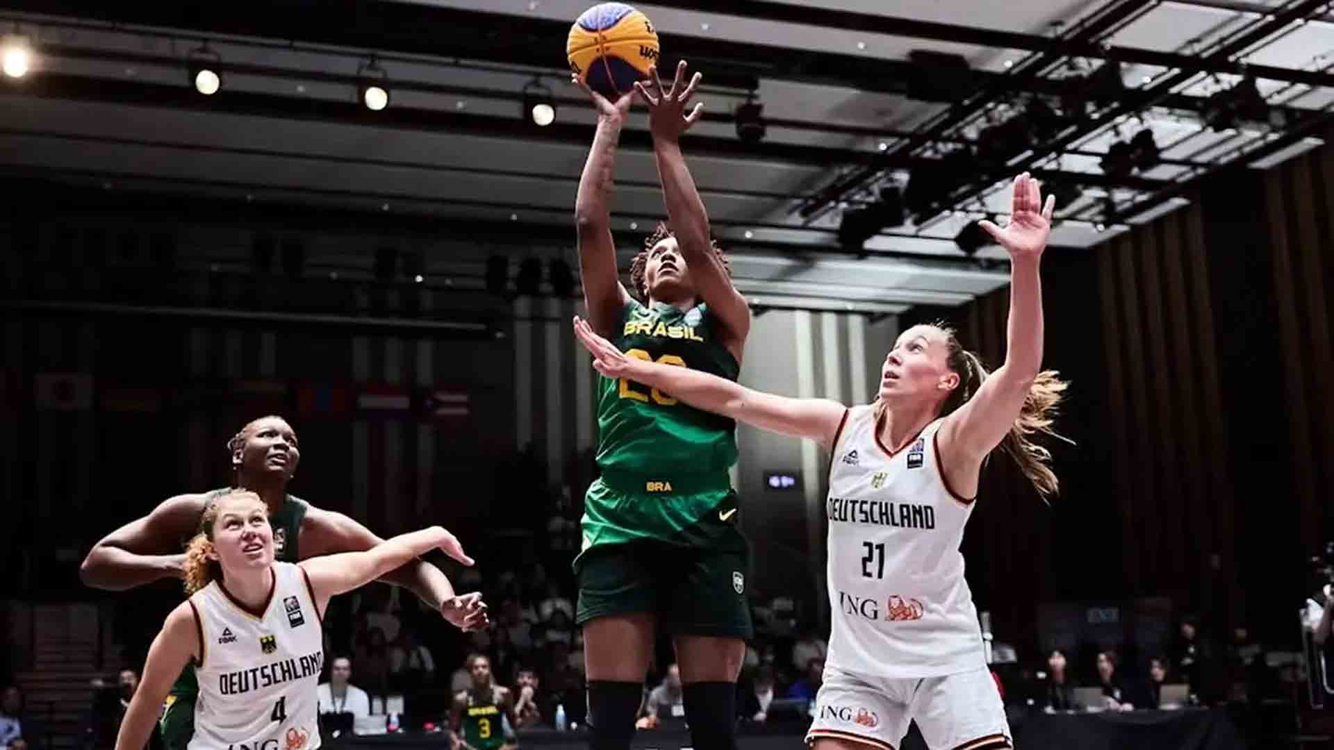 Brasil bate Áustria e segue no Pré-Olímpico de basquete feminino 3×3