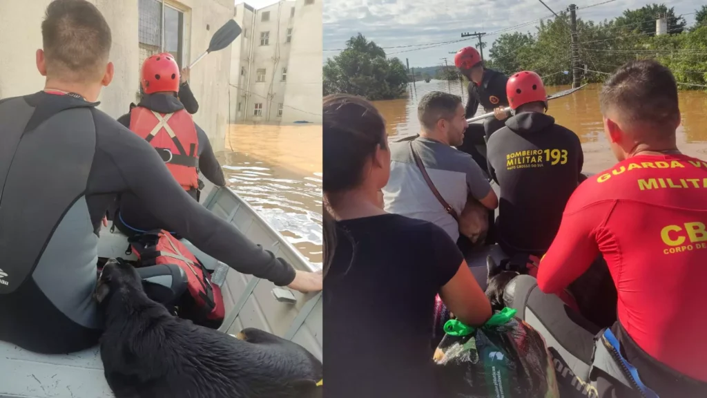 Bombeiros de Mato Grosso do Sul completam uma semana de resgates no RS e trocam equipes neste sábado