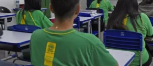 Alunos em sala de aula