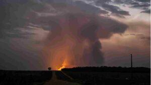 Incêndios na região de Água Clara