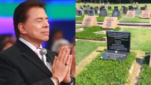 lapide silvio santos o que está escrito