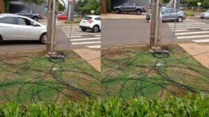 Fios expostos