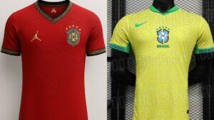 uniforme vermelho seleção brasileira 2