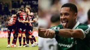 FLAMENGO DERROTA PALMEIRAS BRASILEIRAO