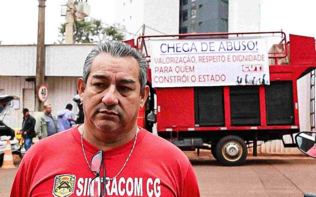 secretário-geral do Sintracom, Elizeu Pacheco,