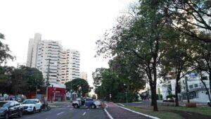 Interdição na Avenida Afonso Pena