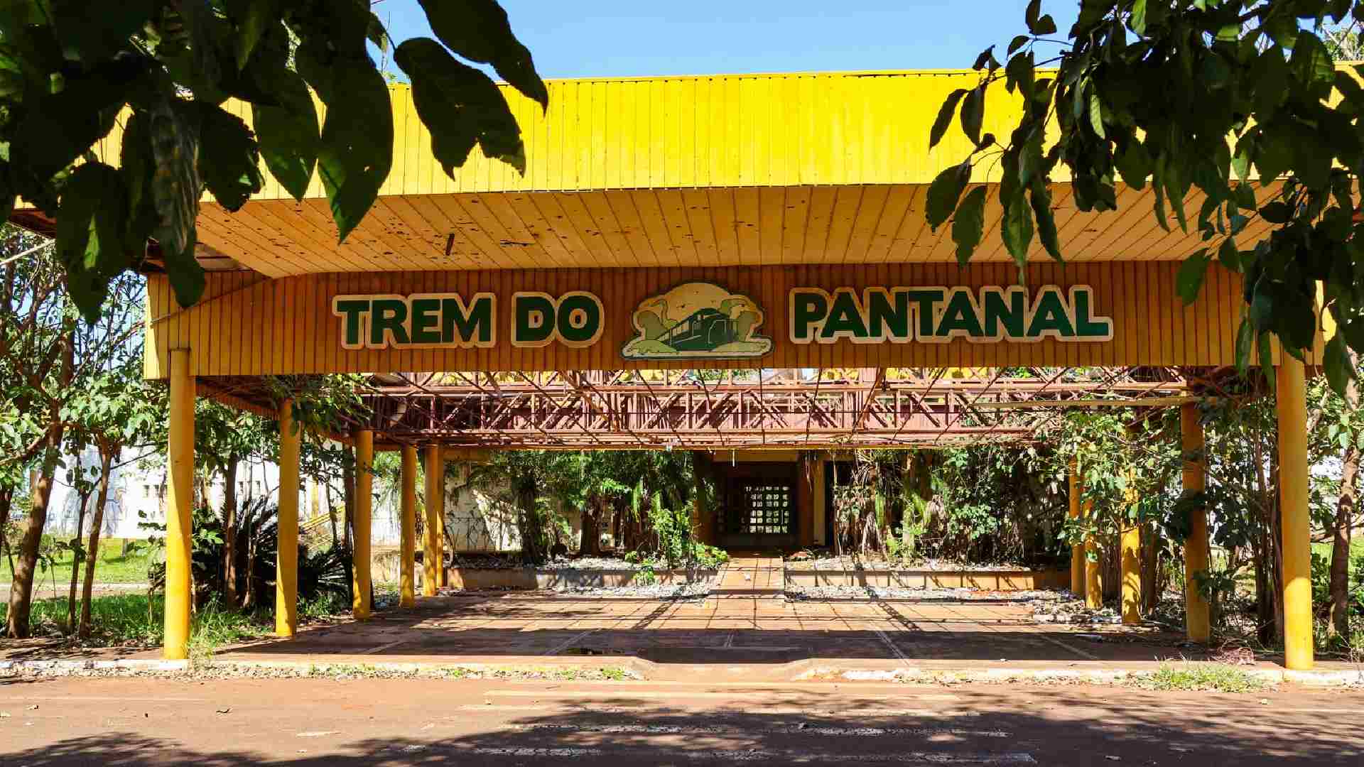 Estação do trem do Pantanal