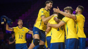 Brasil e Polônia se enfrentam pela VNL 2025 (Foto: Divulgação, FIVB)