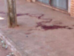manchas de sangue