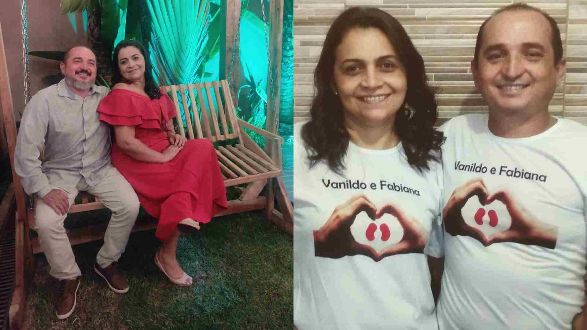 Vanildo e Fabiana, transplante de rins