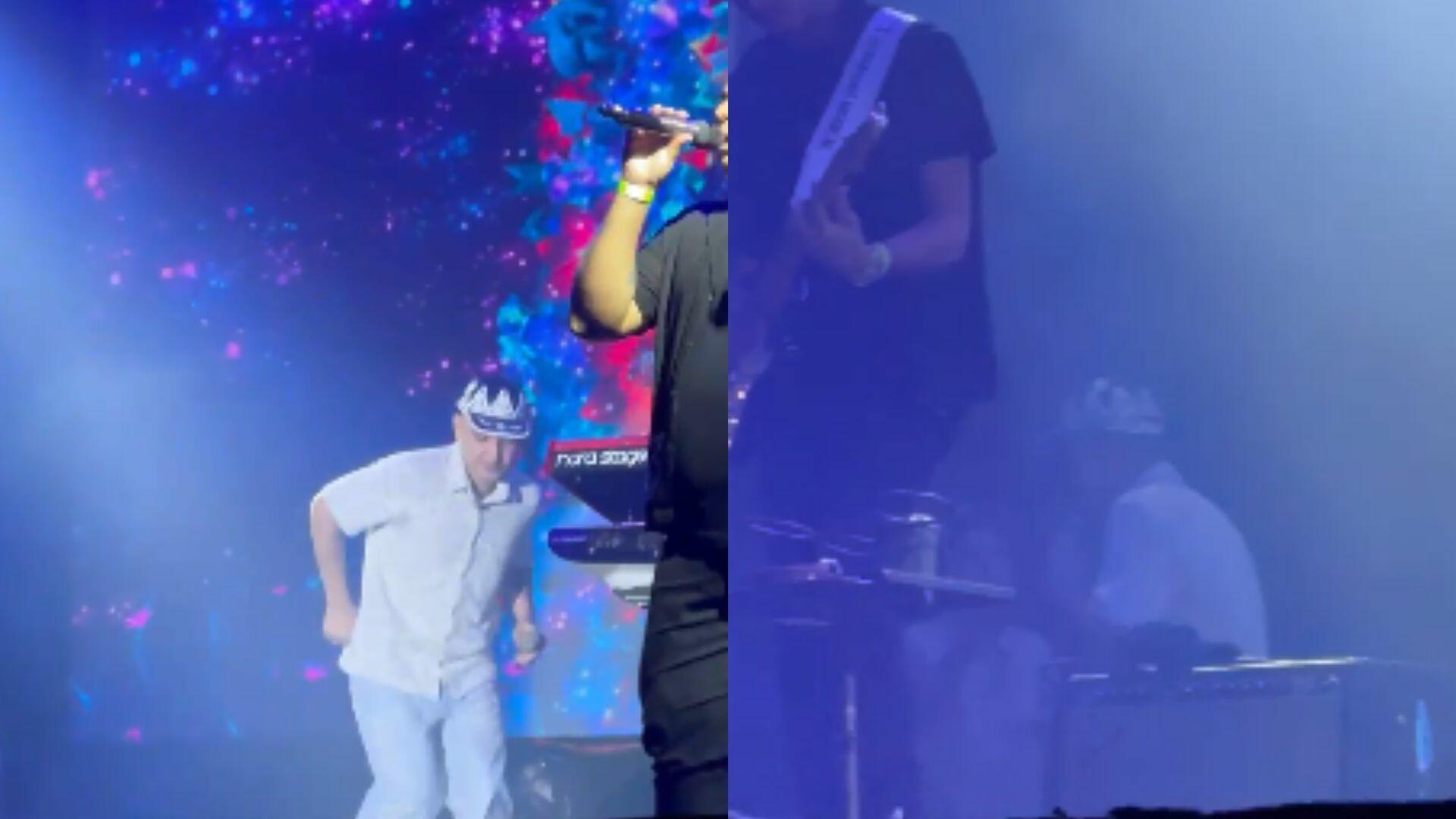 atitude joao gomes no palco