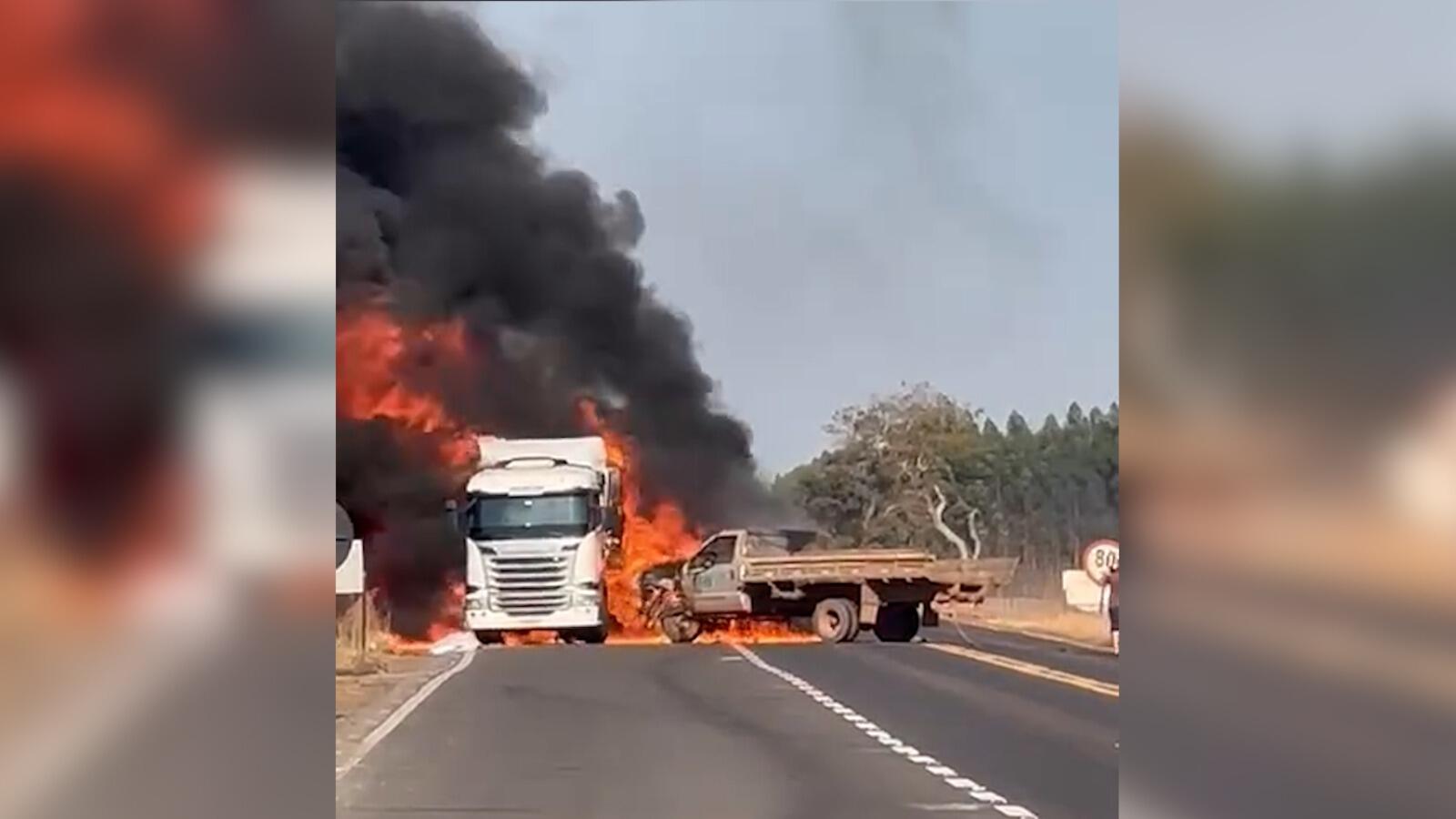 acidente fogo Inocência