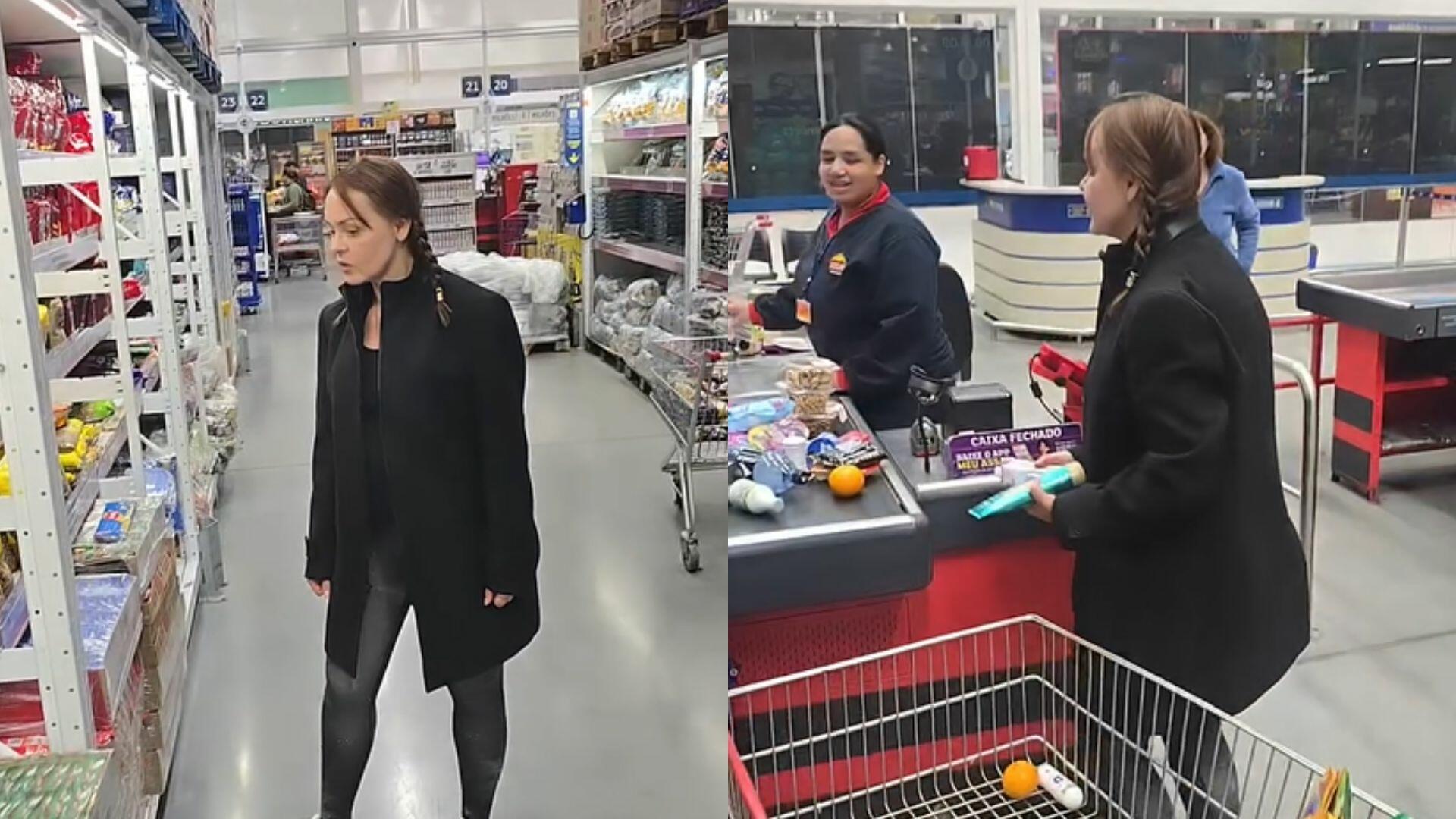 a usurpadora gaby spanic compras no assai