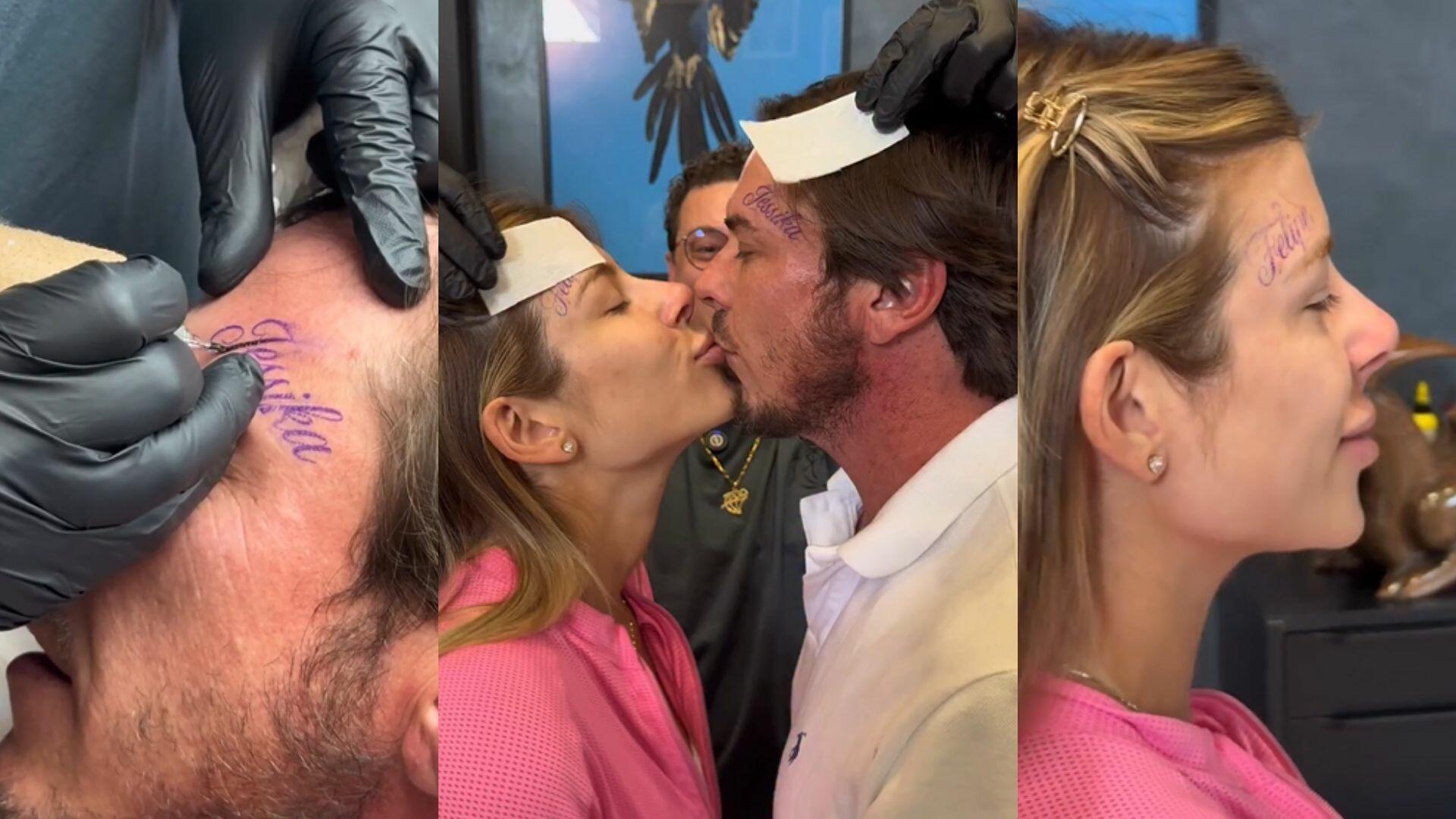 casal 39 dias juntos loucura de amor com tatuagens em campo grande