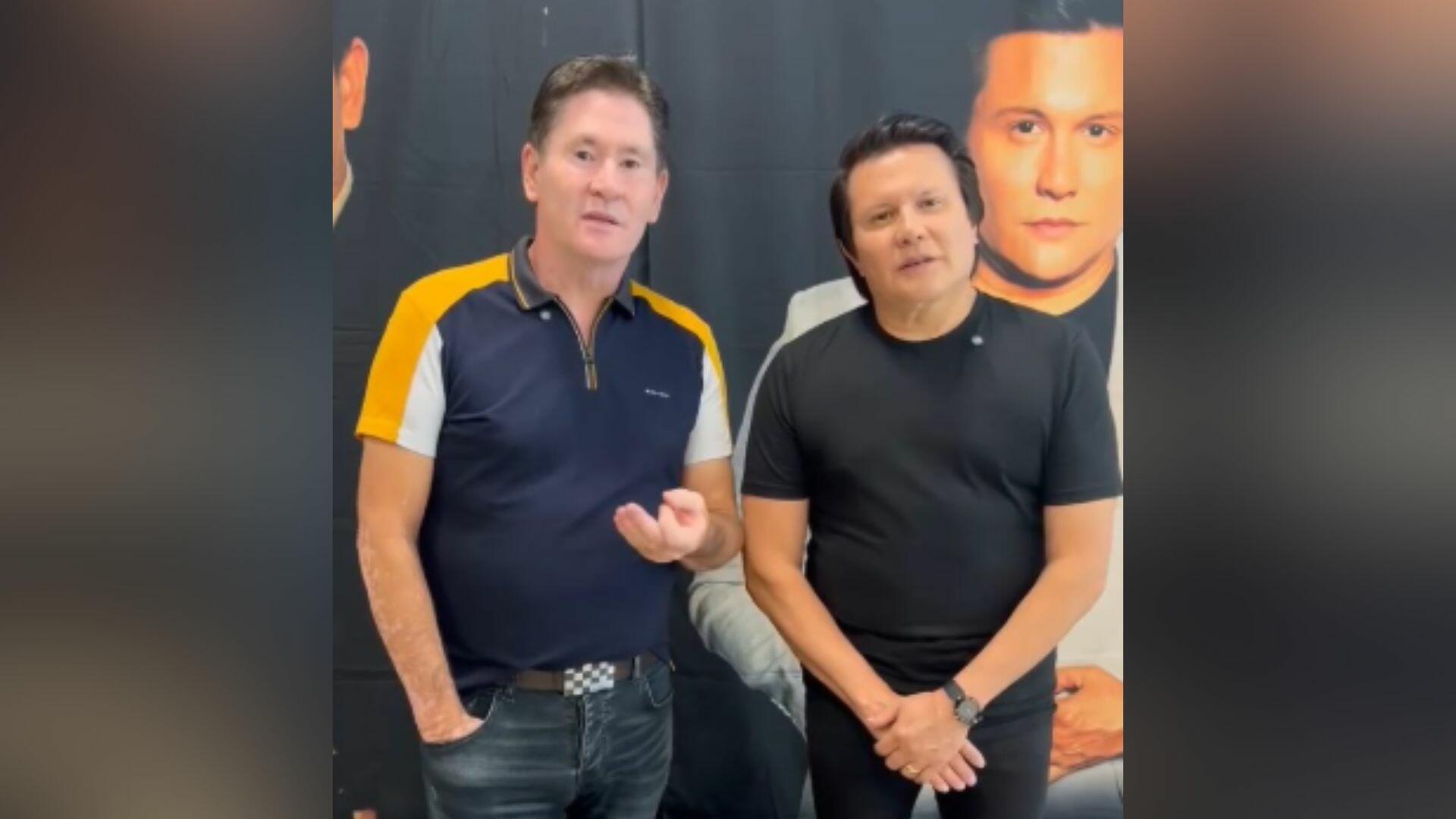 gian e giovani na feira central em campo grande