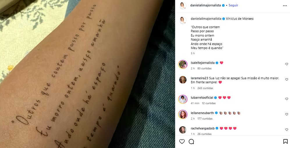 Publicação de Daniela Lima