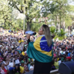 Marcha para Jesus reuniu fiéis em Campo Grande (Foto: Nathalia Alcântara/ Jornal Midiamax)