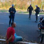 Momento em que aconteceu a prisão (reprodução)