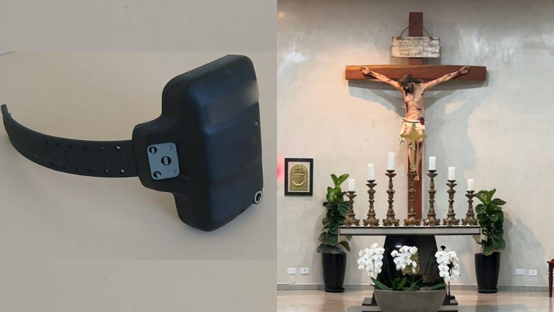 tornozeleira eletronica na igreja essa aq