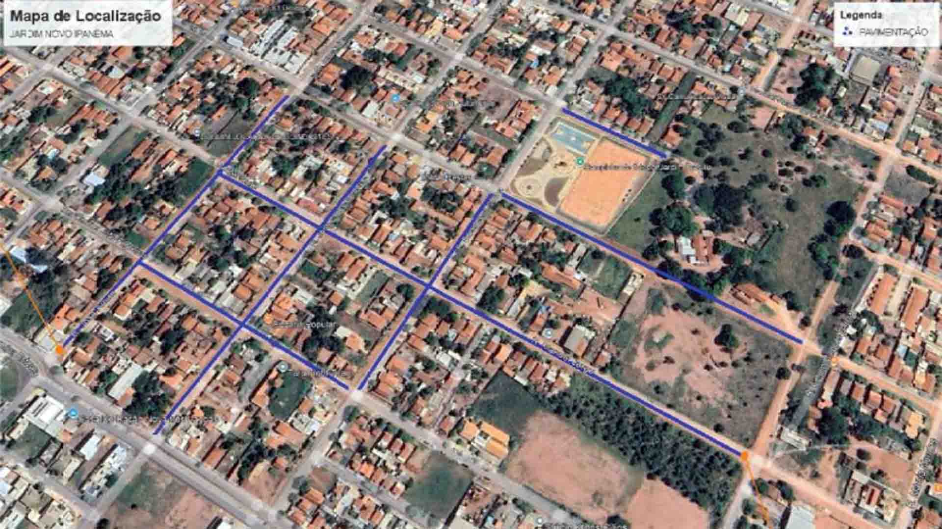 Jardim Novo Ipanema receberá obras de pavimentação e drenagem (Reprodução)