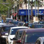Trânsito congestionado