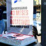 Aniversário 43 meses sem estacionamento rotativo
