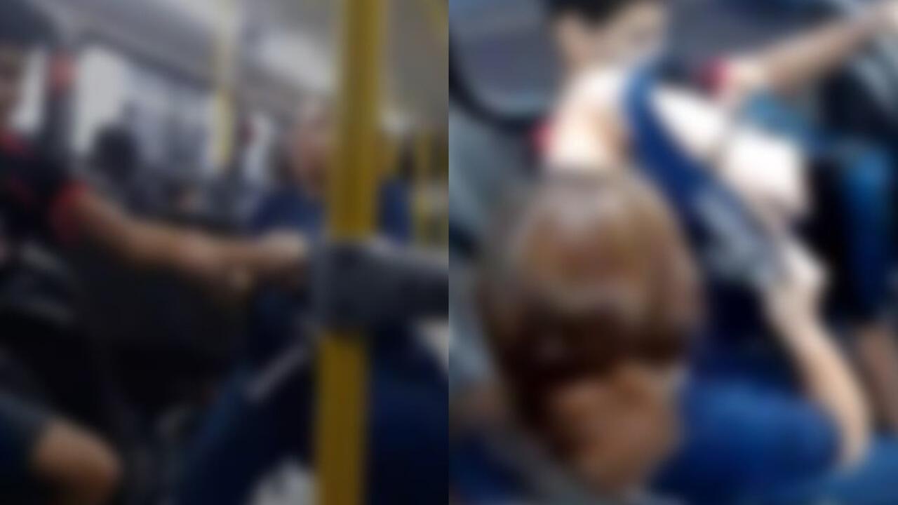 passageira onibus