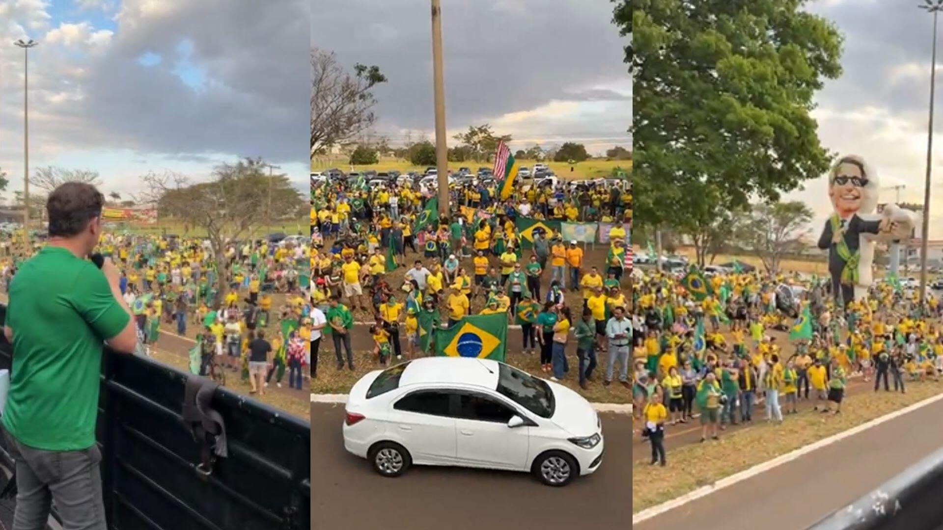 bolsonaristas manifestação