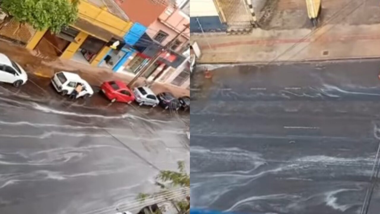 chuva espuma