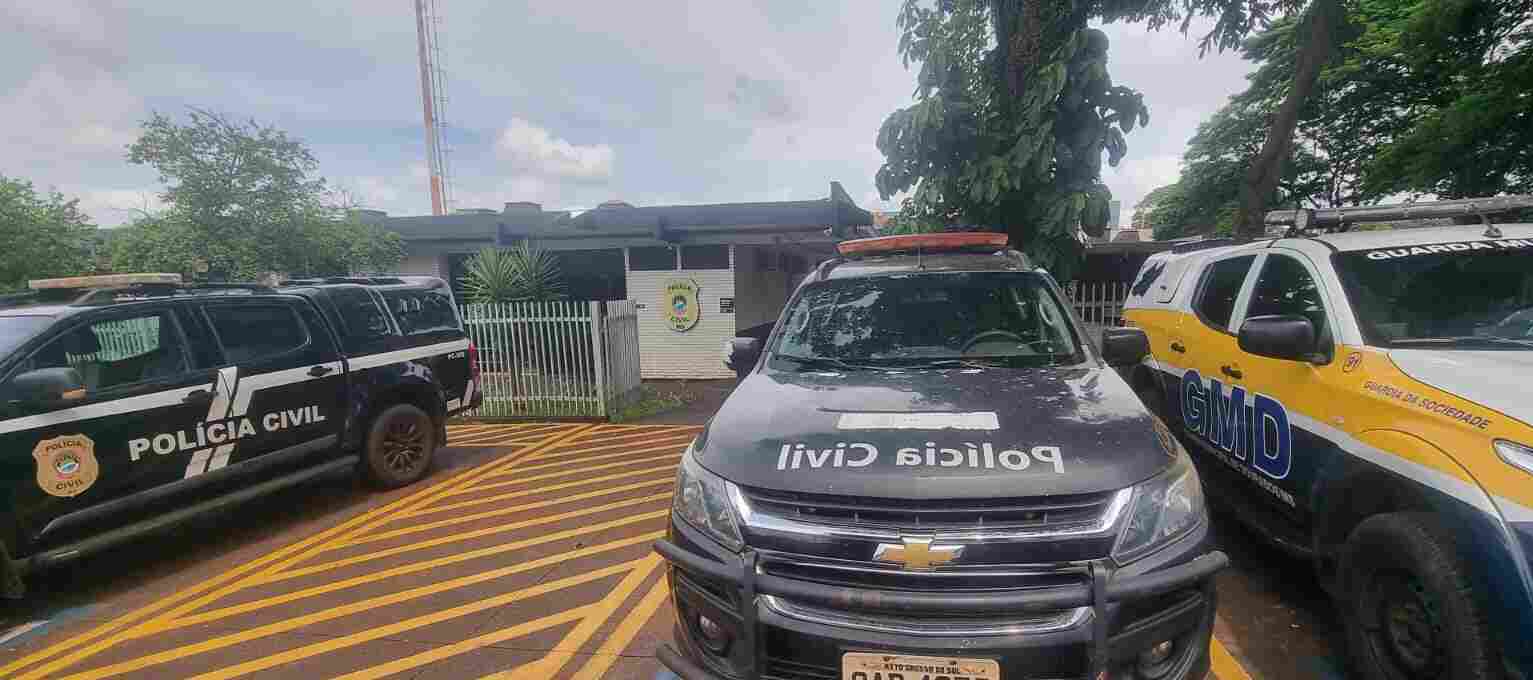 Ladrão tenta furtar carro de segurança da Câmara de Dourados e acaba preso