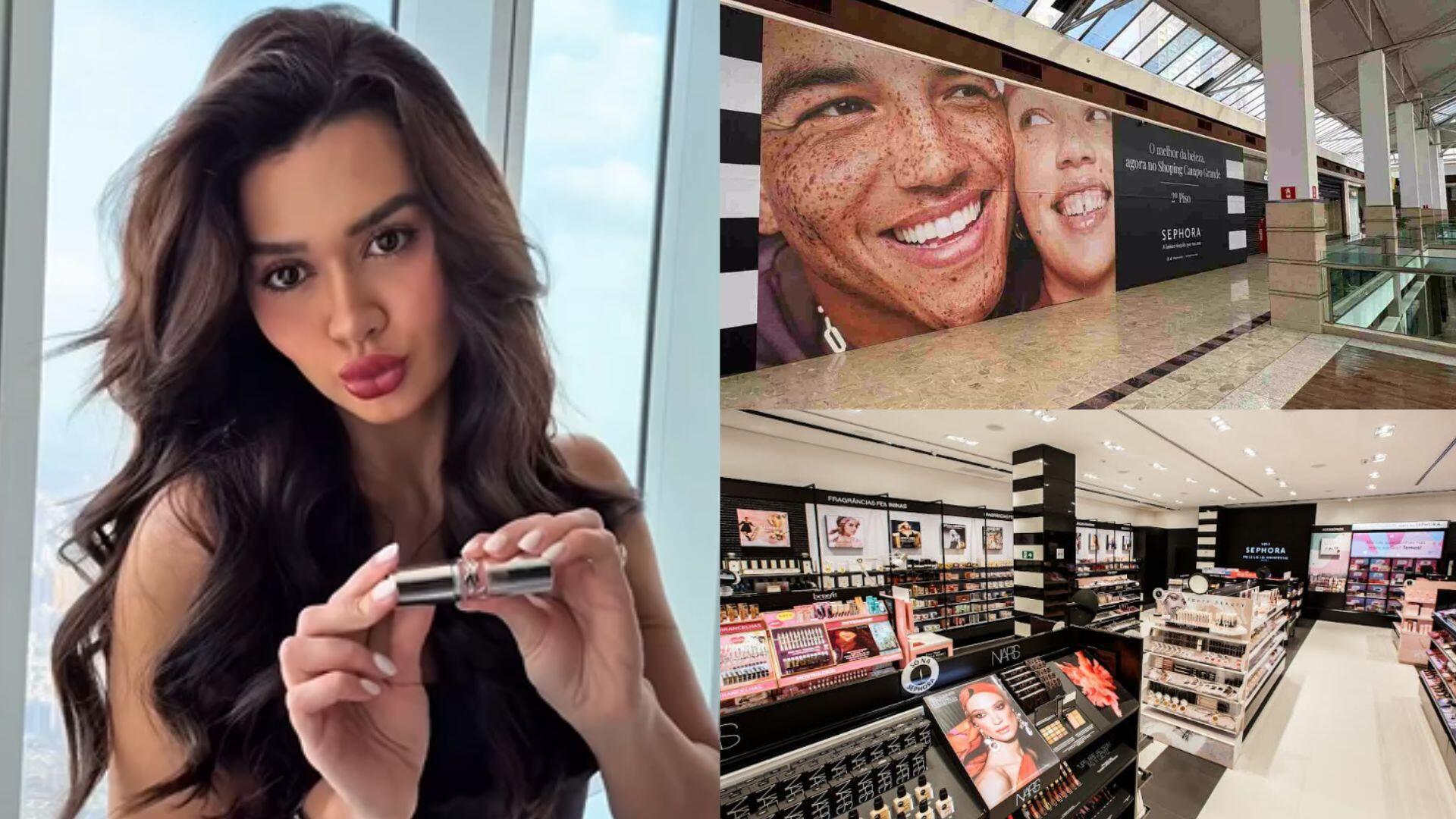 francine ehlke inauguração sephora campo grande