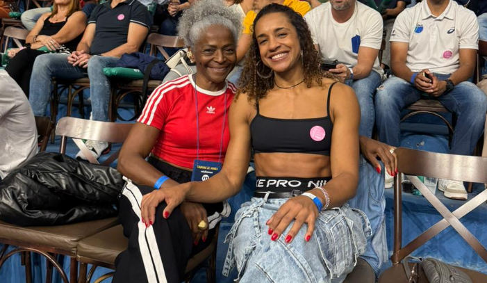 Sônia Tissiani e sua sobrinha Silvia Roberta - (Foto: Julia Rodrigues)