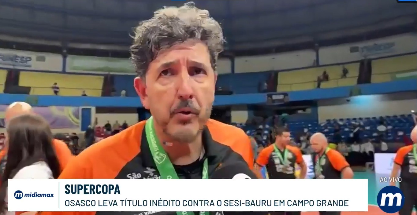 Luizomar de Moura, técnico do Osasco - (Foto: Reprodução, Midiamax)