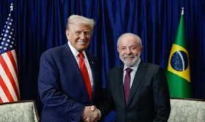 Lula se reúne com Trump e diz que ‘não há razão para desavença com os EUA’