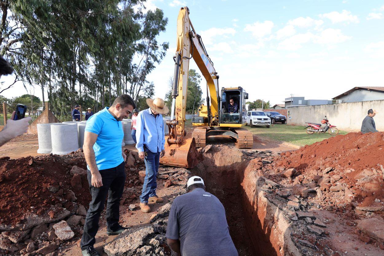 Prefeito de Dourados, Marçal Filho vistoria obra na cidade. Foto ilustrativa/Divulgação