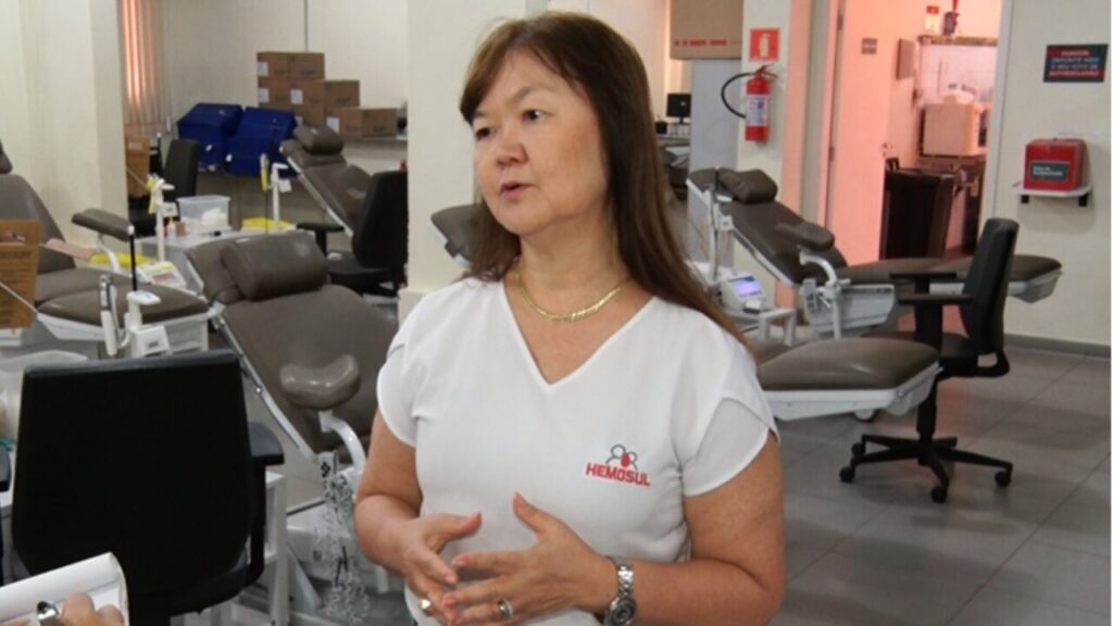 Marina Sawada Torres - Coordenadora da Rede Hemosul de Mato do Sul
