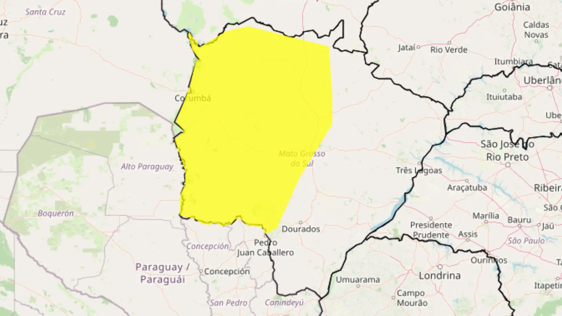 Baixa umidade atinge Campo Grande e outras 33 cidades de MS nesta quinta