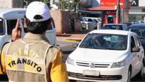 Fiscalização de trânsito em Campo Grande