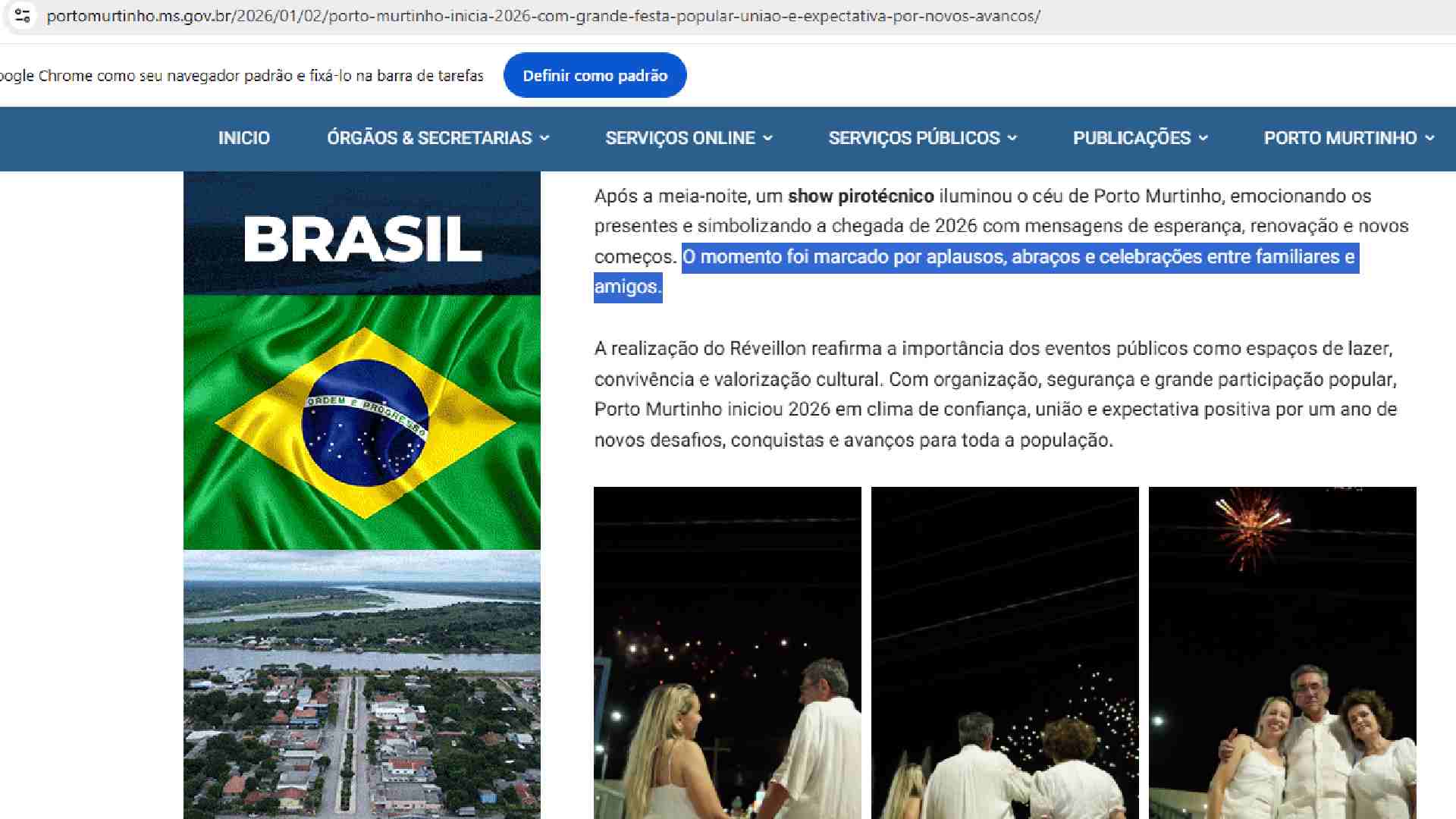 Show de fogos virou um verdadeiro pesadelo em cidade de MS